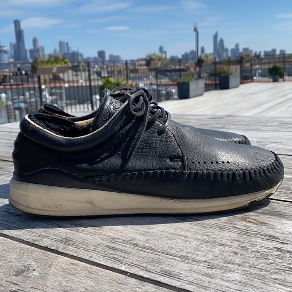 Visvim Black Moccasin Sneakers Skirt/Flap REMOVED - Picture 2 of 10